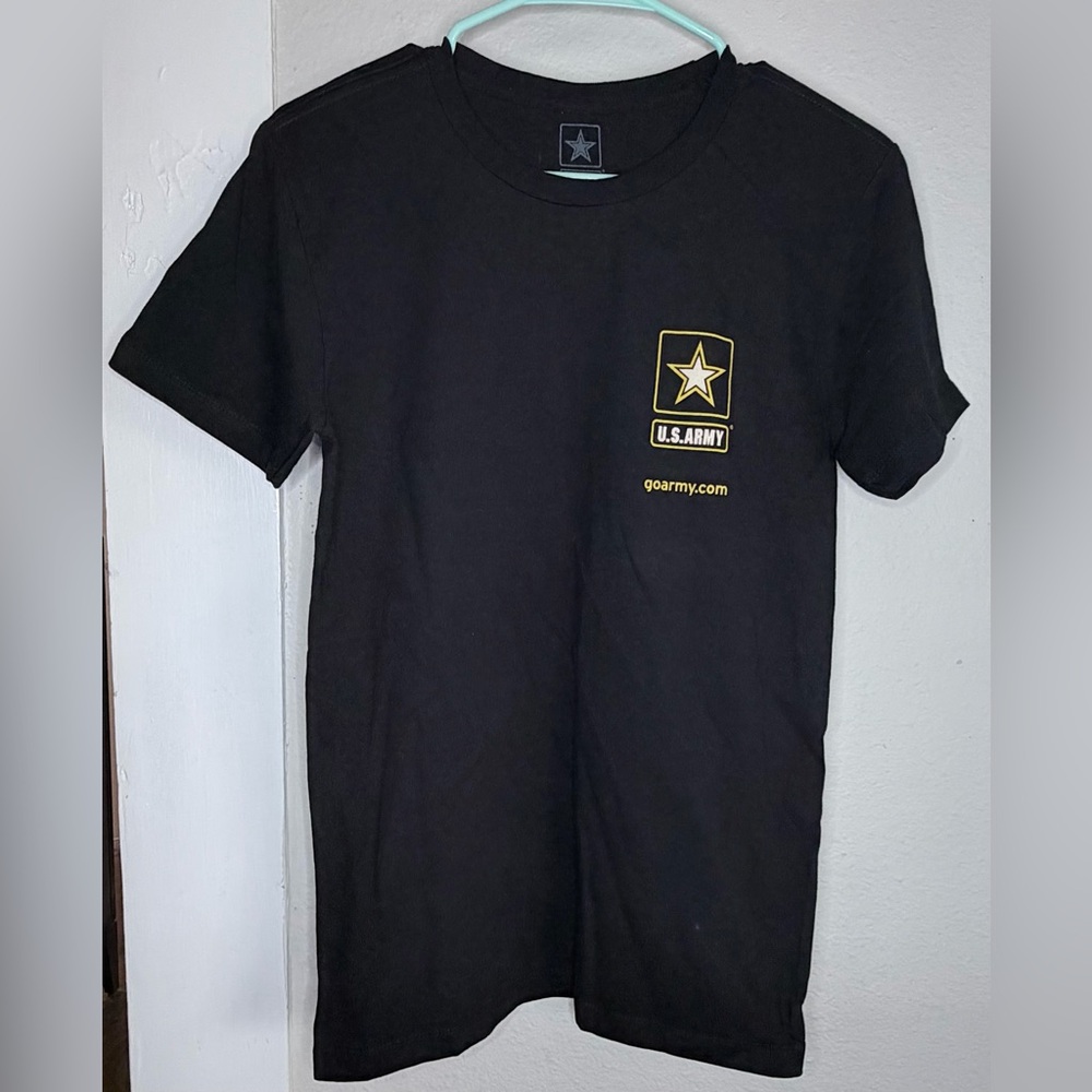 U.S. Army Go Army graphic black T-shirt unisex Small